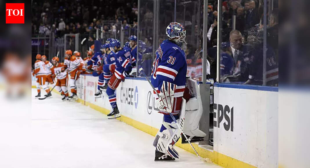 Igor Shesterkin shows anger after Rangers’ home loss to Ducks at MSG