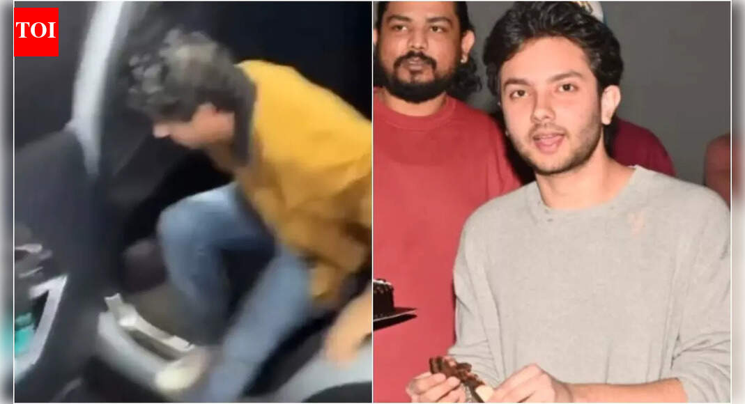 Aryan Khan avoids paparazzi as he arrives for Sohail Khan's son Nirvan Khan's birthday - Watch