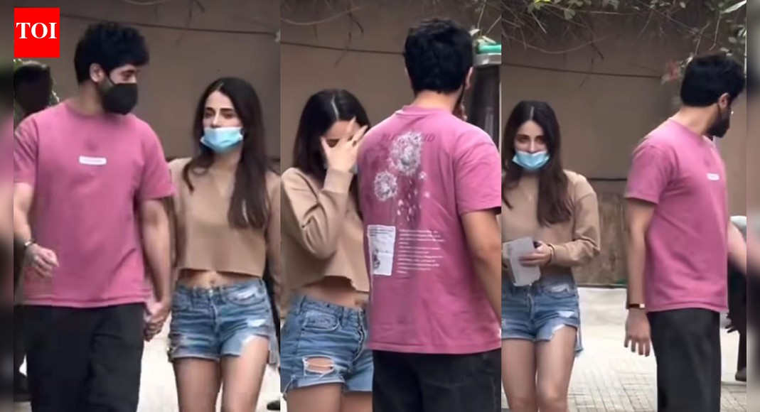 Radhikka Madan and Vihaan Samat fuel dating rumours as they walk hand-in-hand, then separate after spotting paparazzi