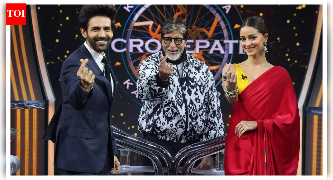 Kaun Banega Crorepati 17: Ananya Panday introduces Gen Z slang to Amitabh Bachchan; Kartik Aaryan and Ananya dance to ‘Jumma Chumma’ with Big B