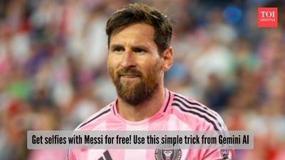 Free Gemini AI prompt for a realistic selfie with Lionel Messi