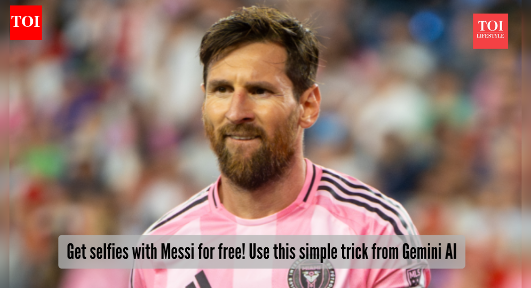 Free Gemini AI prompt for a realistic selfie with Lionel Messi
