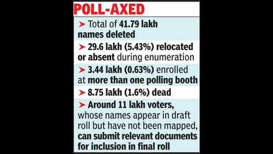 Nearly 42 lakh voters deleted in Raj SIR draft poll roll, Jaipur tops list