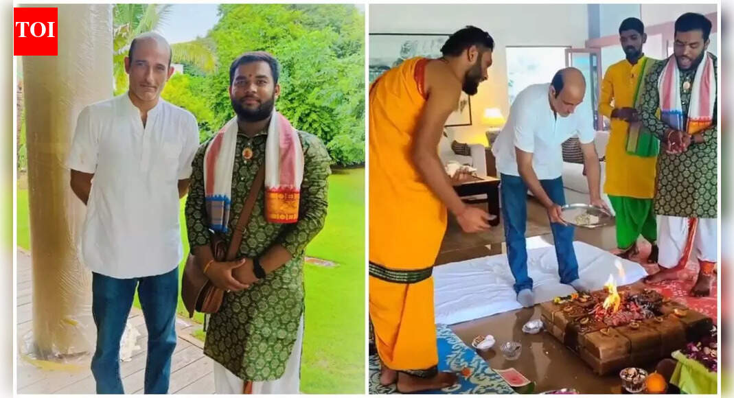 Amid Dhurandhar success, Akshaye performs Vastu Shanti