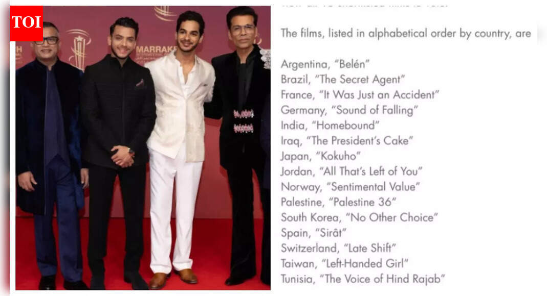 'Homebound' shortlisted for Oscars 2026: Karan Johar, Vishal Jethwa and Ishaan Khatter react as film eyes Academy Award nomination in Best International film category