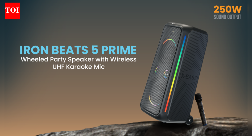 Portronics Iron Beats 5 Prime party speaker launched at Rs 13,999