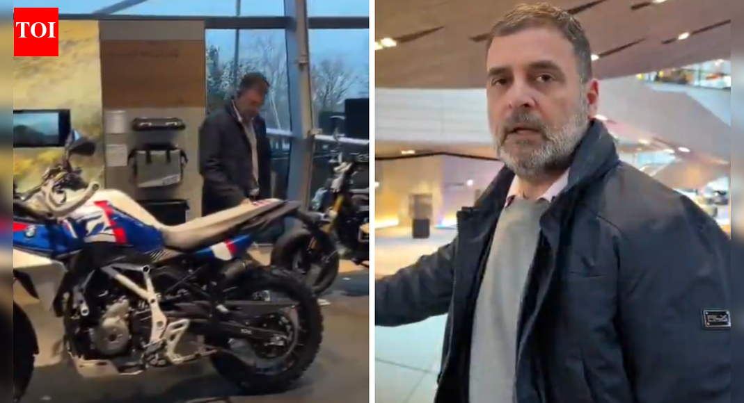 'Our manufacturing is declining': Rahul Gandhi visits BMW factory in Munich, takes guided tour - watch