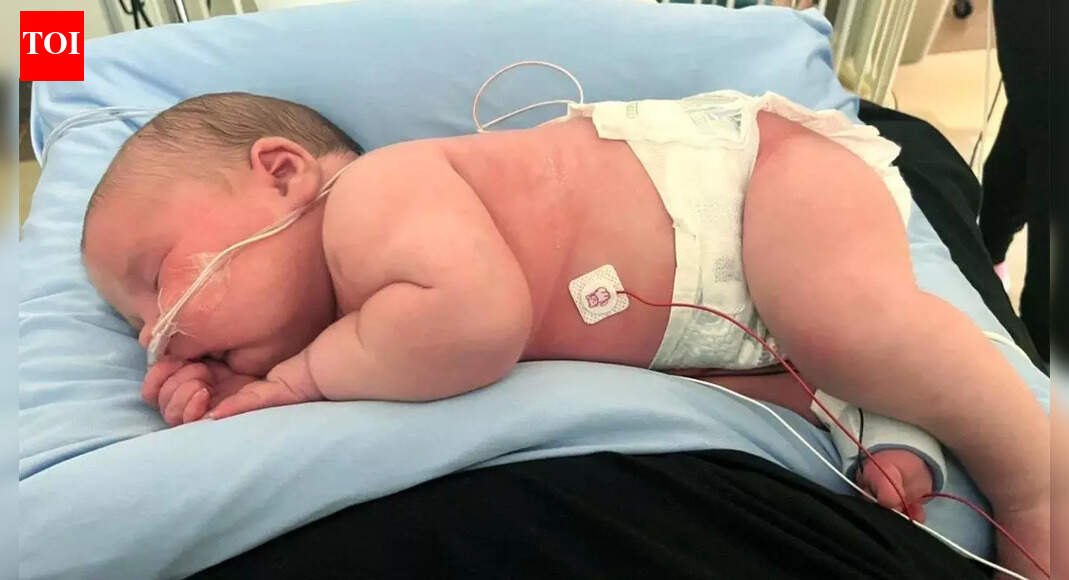 Meet the 'beautiful chunky' baby who weighed almost 16 lbs at birth: Here's what was behind his 'extra' weight