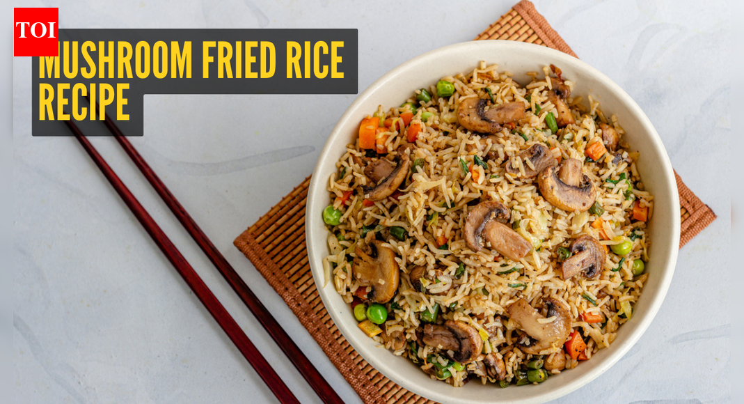 How to make fiber-rich Mushroom Fried Rice for lunch
