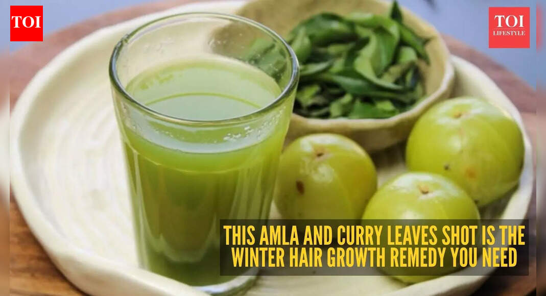 Amla and curry leaves for hair growth: How to make an amla and curry leaves shot for instant hair growth this winter