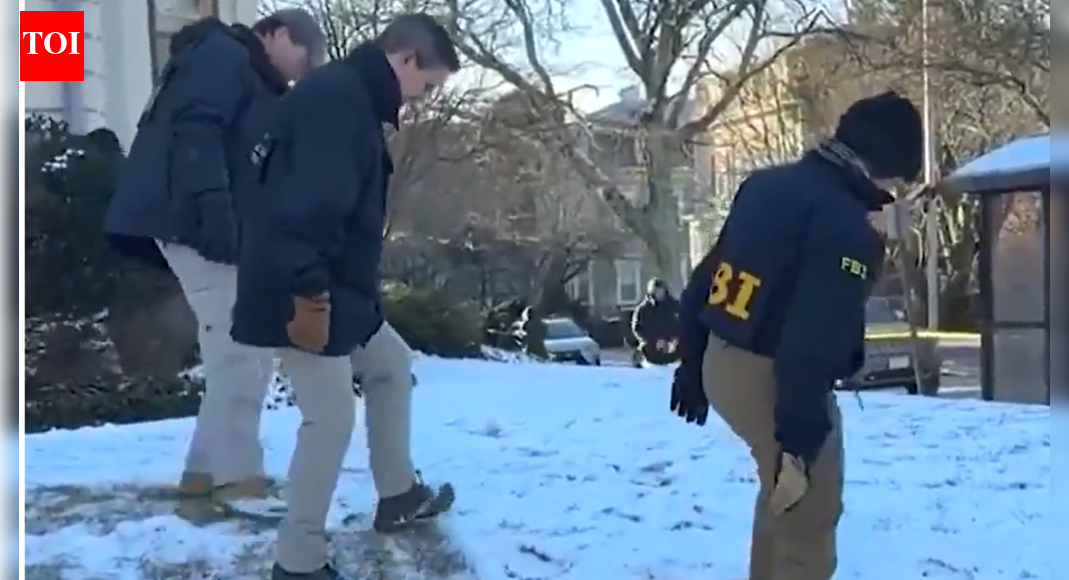 ‘Never finding the guy at this rate’: FBI agents mocked for ‘kicking snow’ while looking for evidence of Brown University shooter