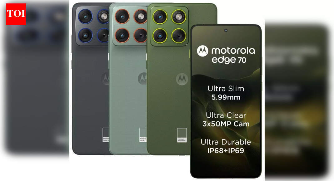 Moto Edge 70 with 50MP triple camera, ultra-thin design launched in India: Price, specs and more