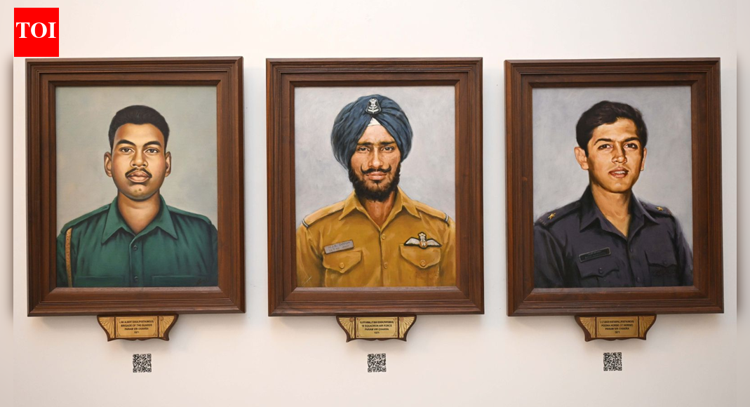 PM Modi shares glimpses of Param Vir gallery with Indian soldiers’ portraits — pics