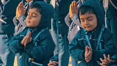 Little boy’s prayer dance in school assembly wins hearts online; watch viral video