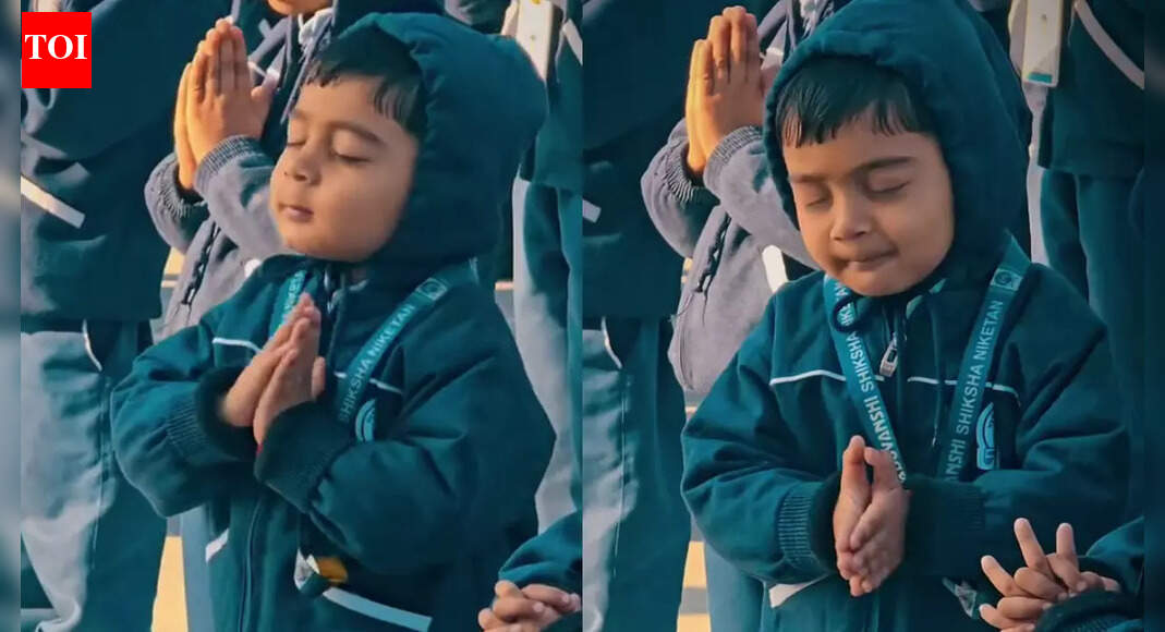 Little boy’s prayer dance in school assembly wins hearts online; watch viral video