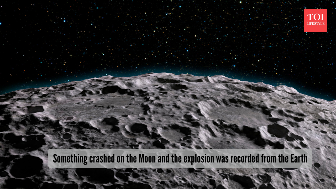 Mysterious explosion on the Moon? Something just crashed on the Moon, and  the hit was visible on Earth; Photo inside | - The Times of India
