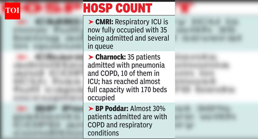 Hospitals stare at bed crisis with surge in pneumonia, COPD cases