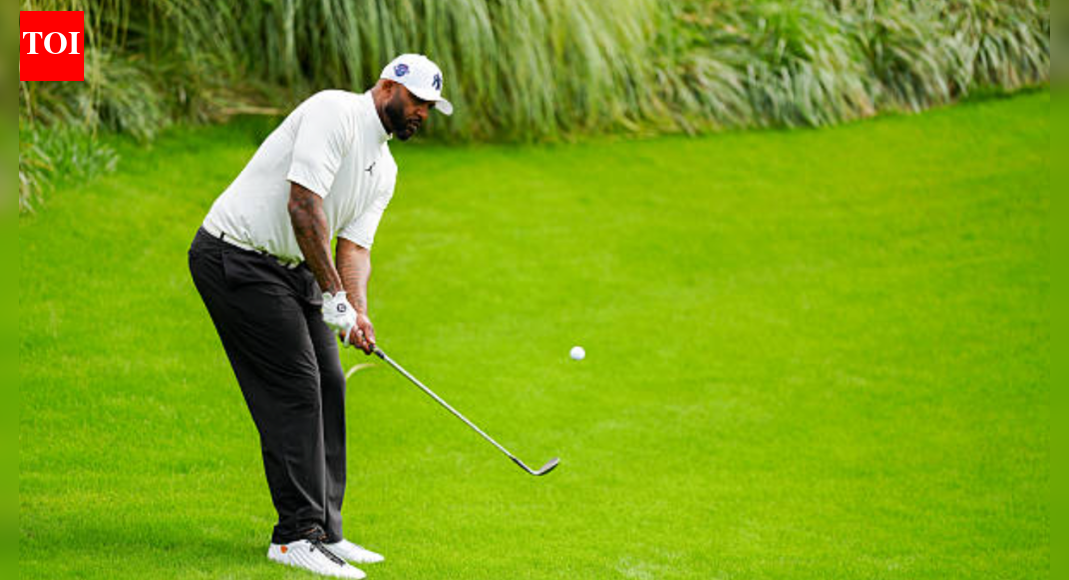 Watch: CC Sabathia escapes close call after Ja Rule’s disastrous golf swing at Jeter Invitational