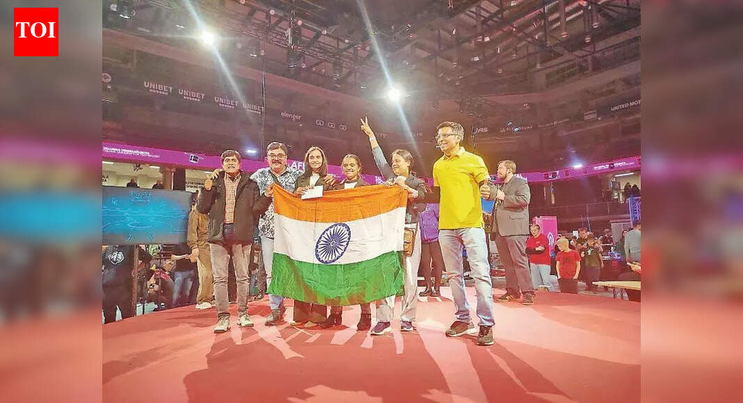 Two city students grab first spot at Robotex in Tallinn