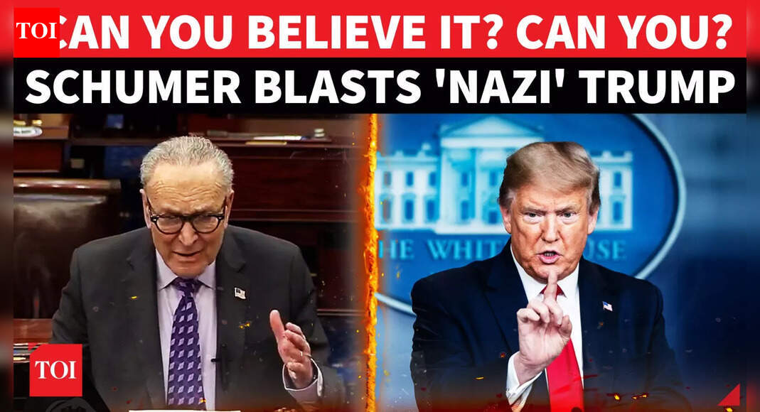 ‘Can You Believe It?': Chuck Schumer Slams Trump Swastika Move In U.S. After Sydney Attack