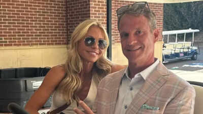 Lane Kiffin’s wife Layla turns heads in sleek black look at glamorous ‘mamas’ holiday party outing