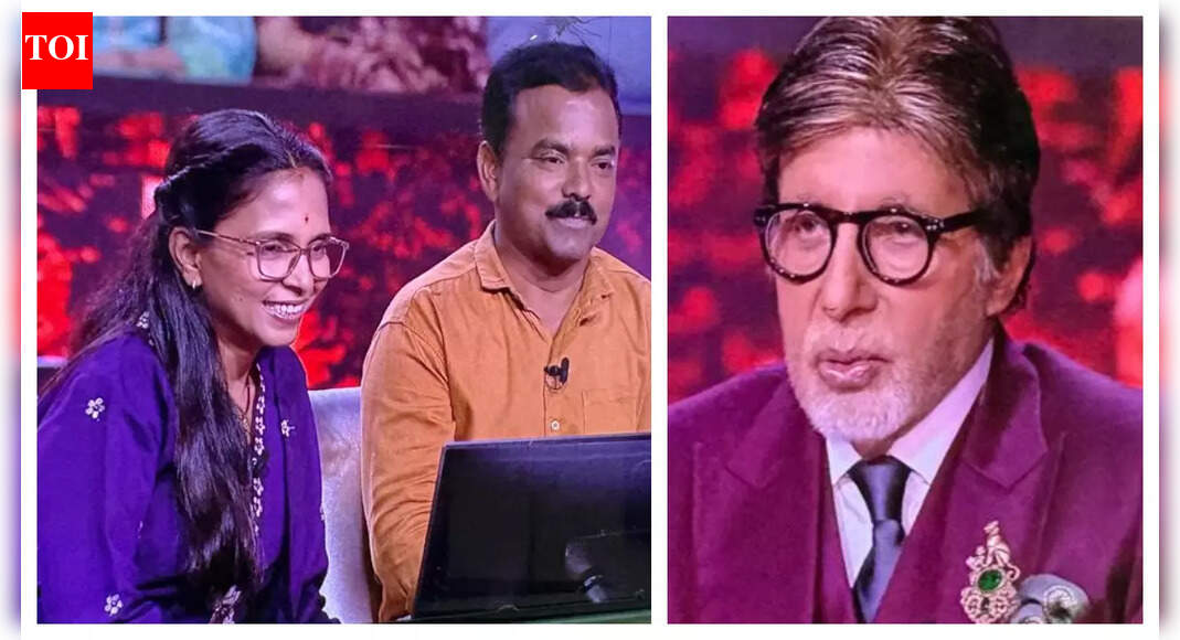 Kaun Banega Crorepati 17: Contestant duo Vinita Kene and husband Sunil Dharmale answer the Rs 2 lakh question incorrectly, take home Rs 25,000