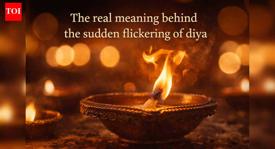 The real meaning behind the sudden flickering of diya