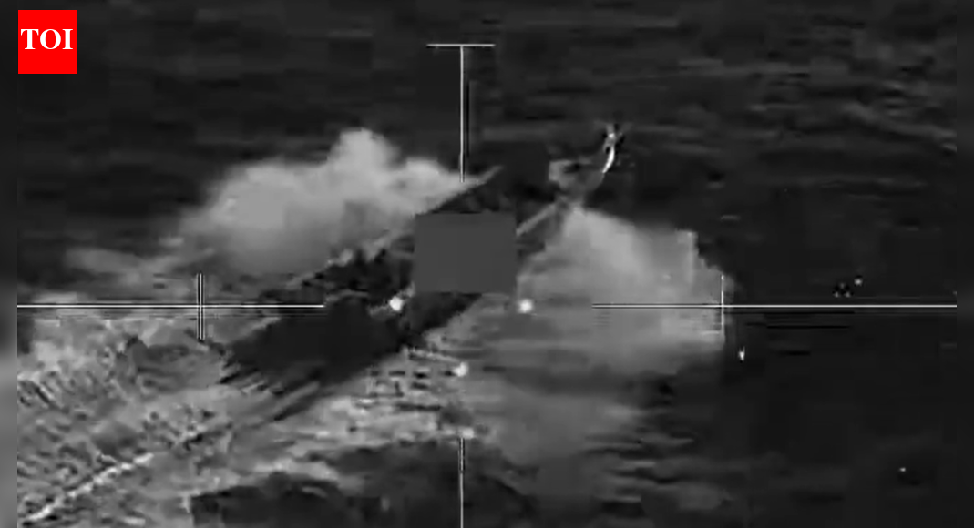 US hits alleged drug boat with 'lethal kinetic strike' in eastern Pacific; kills 4 - video