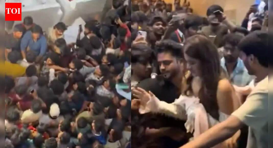 'Behaving worse than hyenas': Actor Nidhhi Agerwal mobbed at Hyderabad mall