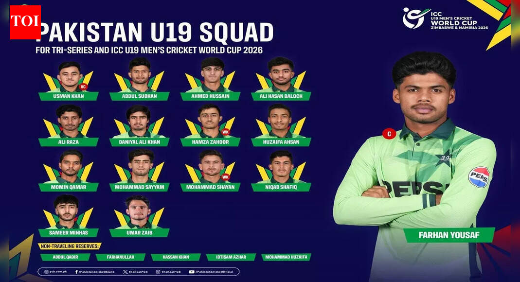 ICC U-19 World Cup: Pakistan announce squad; named Farhan Yousaf as captain