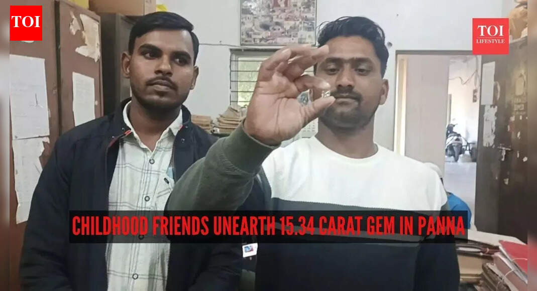 In spotlight: Childhood friends unearth 15.34 carat gem in Panna, changing their lives forever