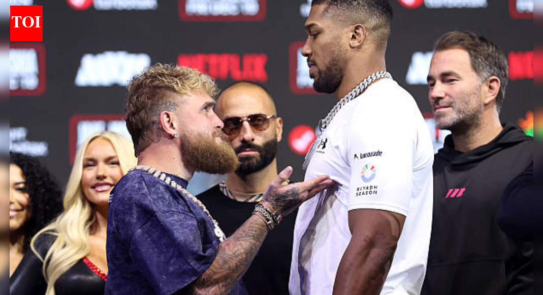 Jake Paul stuns IG with wacky AI kissing video with Anthony Joshua after bizarre Miami face-off, fans mock him as “Karen”