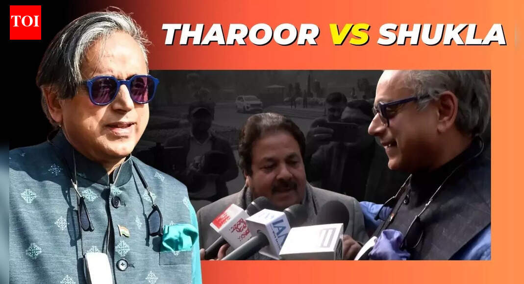 Shashi Tharoor vs Rajeev Shukla breaks out on India match in Lucknow