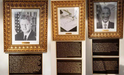 'Sleepy Joe, divisive Obama': Donald Trump turns Presidential Hall of Fame display into permament reply thread