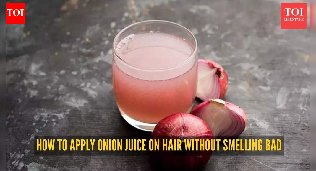 How to use onion juice for hair growth without the smell