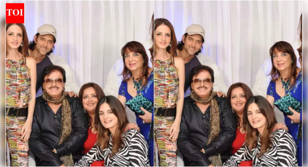 Hrithik Roshan’s mother remembers his late former mother-in-law, Zarine Khan, with a beautiful throwback family picture