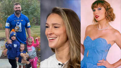 Kylie Kelce reveals her girls weren’t interested in their first Chiefs home game despite having Taylor Swift beside them