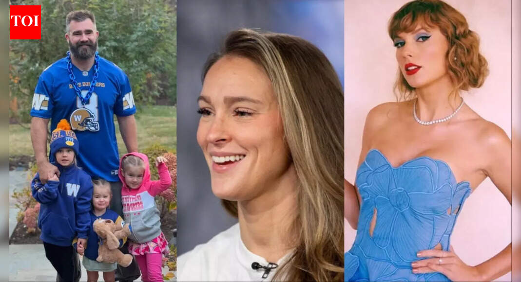 Kylie Kelce reveals her girls weren’t interested in their first Chiefs home game despite having Taylor Swift beside them