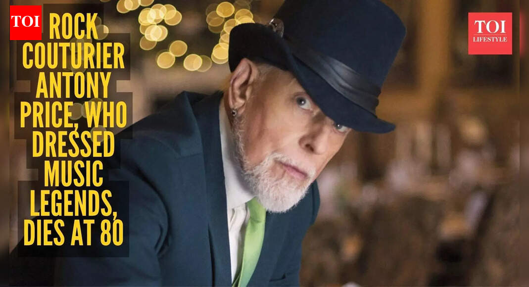 Iconic rock couturier Antony Price dies at 80