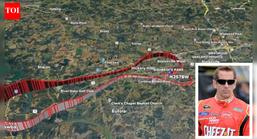 What happened to Greg Biffle's Cessna 550 shortly after it took off from NC's Statesville airport?