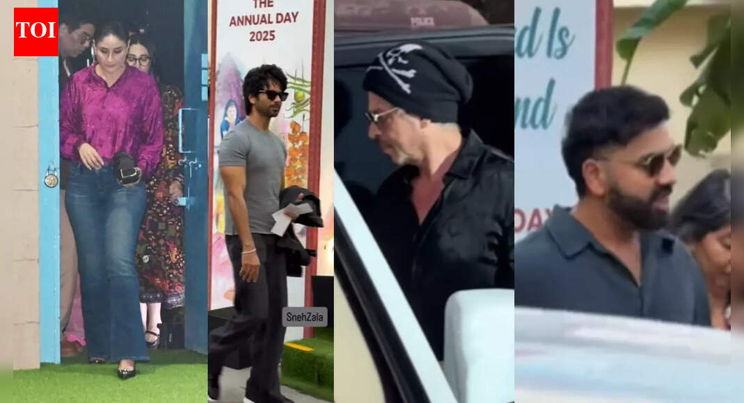 Shah Rukh Khan, Gauri, and Suhana Attend Abram's School Event; Shahid Kapoor, Mira Rajput, and Rohit Sharma Also Present