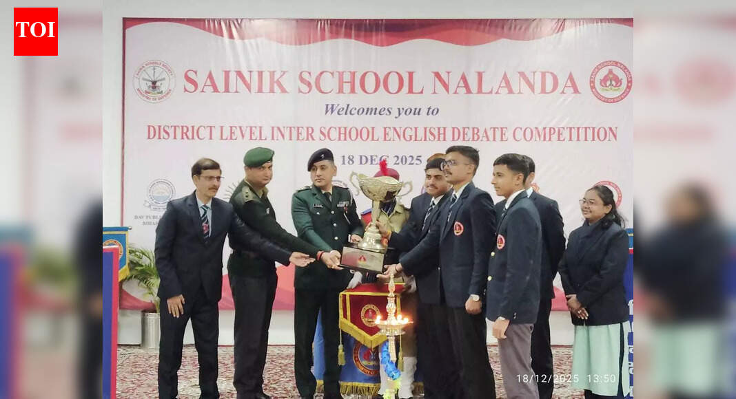 Sainik School Nalanda cadet clinches ‘best speaker’ trophy at debate contest