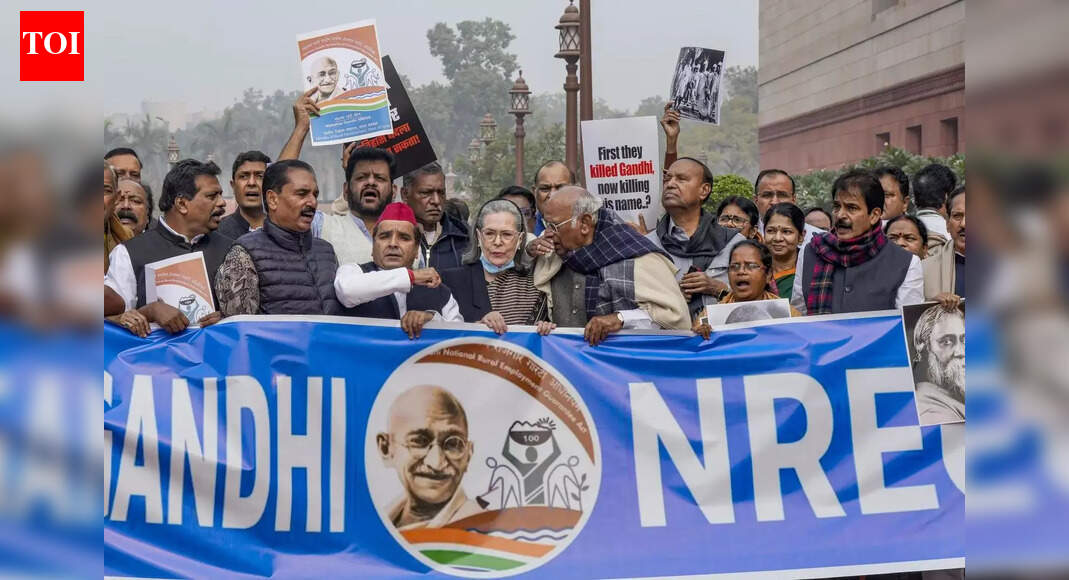 'VB-G RAM G' bill: Congress may launch nationwide stir against 'diluted' job law