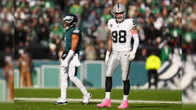  Maxx Crosby fumes after NFL allegedly forces him to remove pink cleats honoring his daughter during Raiders game
