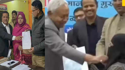 Hijab row: Ranchi cops file plaint against Bihar CM Nitish Kumar; protest held, effigy burnt