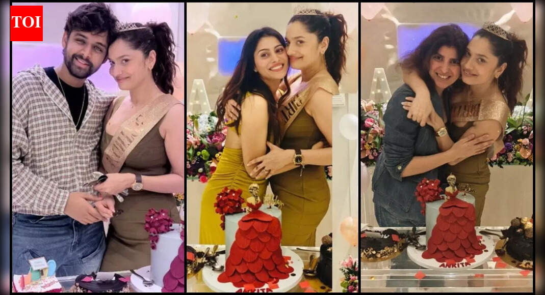 Ankita Lokhande turns 41: Belvoed actress shares pictures from her star-studded birthday celebration - Pics