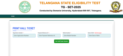 Telangana SET admit card 2025 released: Check direct link for hall ticket, exam day instructions here