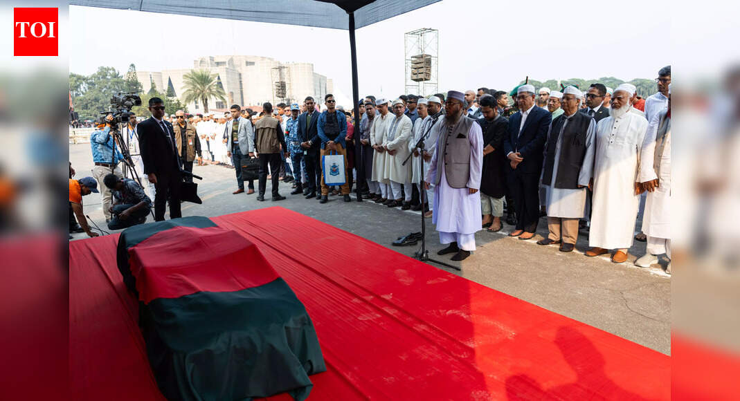 Uneasy calm in Dhaka after night of violent riot following Osman Hadi’s death  timesofindia.indiatimes.com