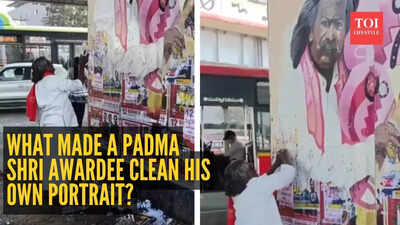 What made a Padma Shri awardee clean his own portrait? Watch this heartbreaking viral video to know the brutal reality