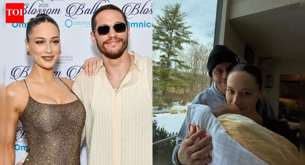 Pete Davidson and Elsie Hewitt welcome baby girl Scottie Rose; share first photos: 'Our perfect angel girl arrived'